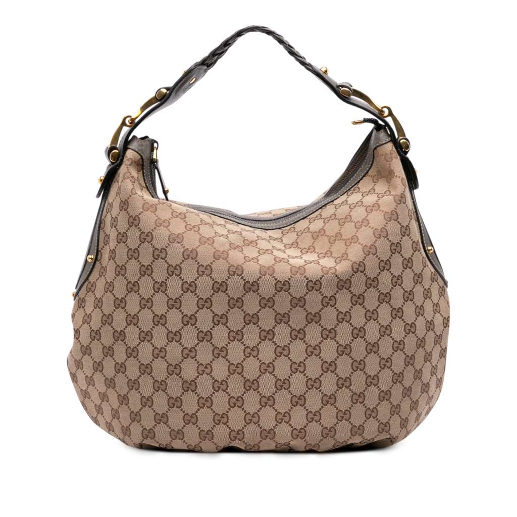 Gucci Medium GG Canvas Pelham Hobo
