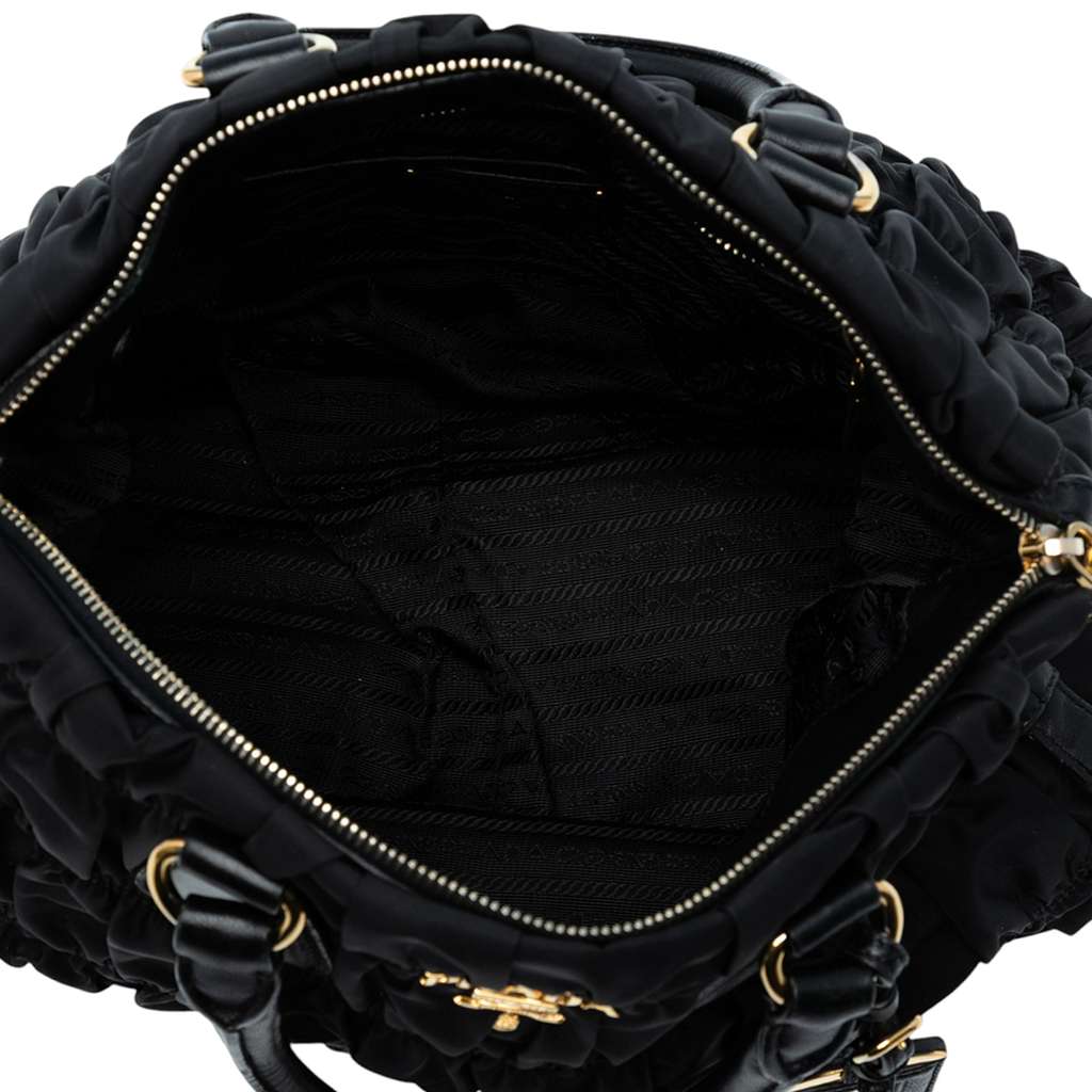 Prada Tessuto Gaufre Satchel - 4