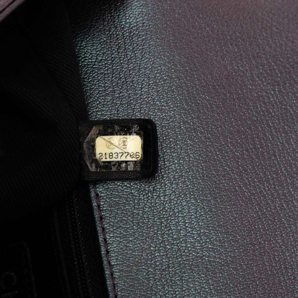 Chanel Small Iridescent Goatskin Rainbow Hardware Double Carry Waist Chain Flap - Detail 1