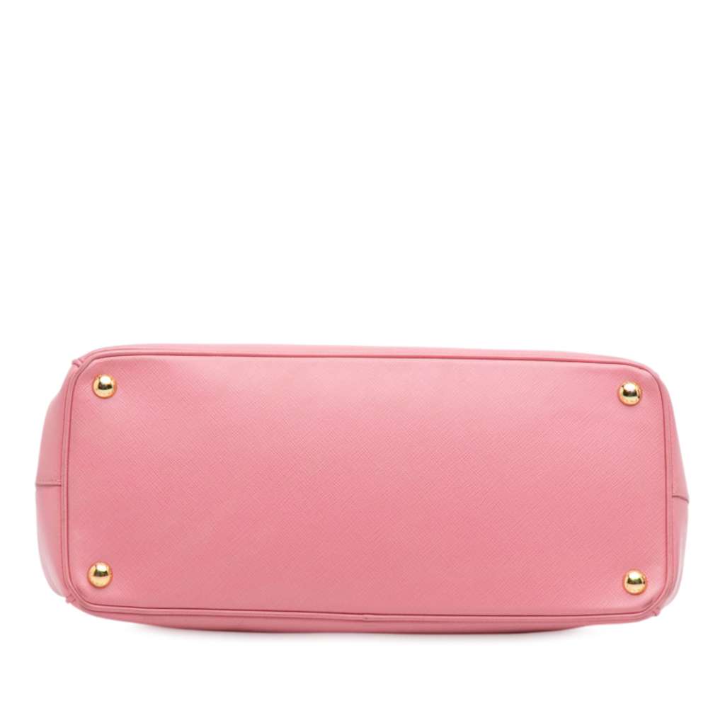 Prada Medium Saffiano Lux Galleria Double Zip Satchel - Image 6