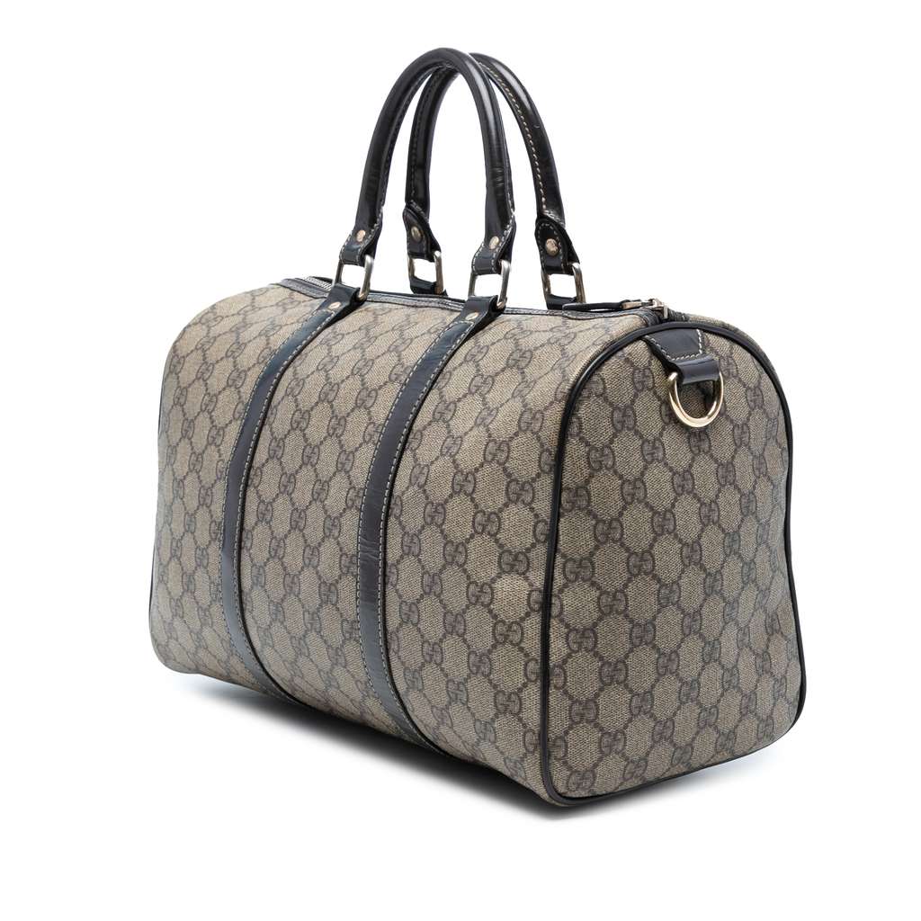 Gucci Medium GG Supreme Joy Boston Bag - Back view