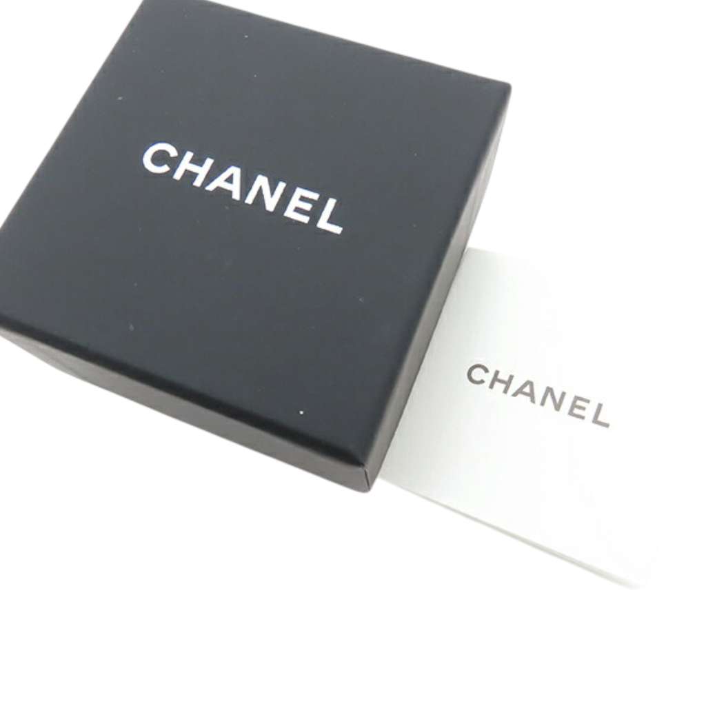 Chanel Silver Plated CC Push Back Earrings - Image 10