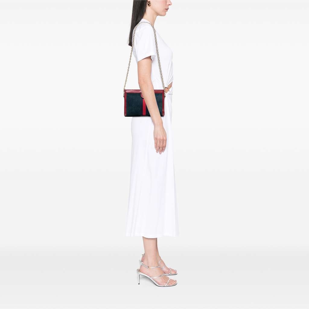 Gucci Small Suede Ophidia Chain Crossbody - Detail 2