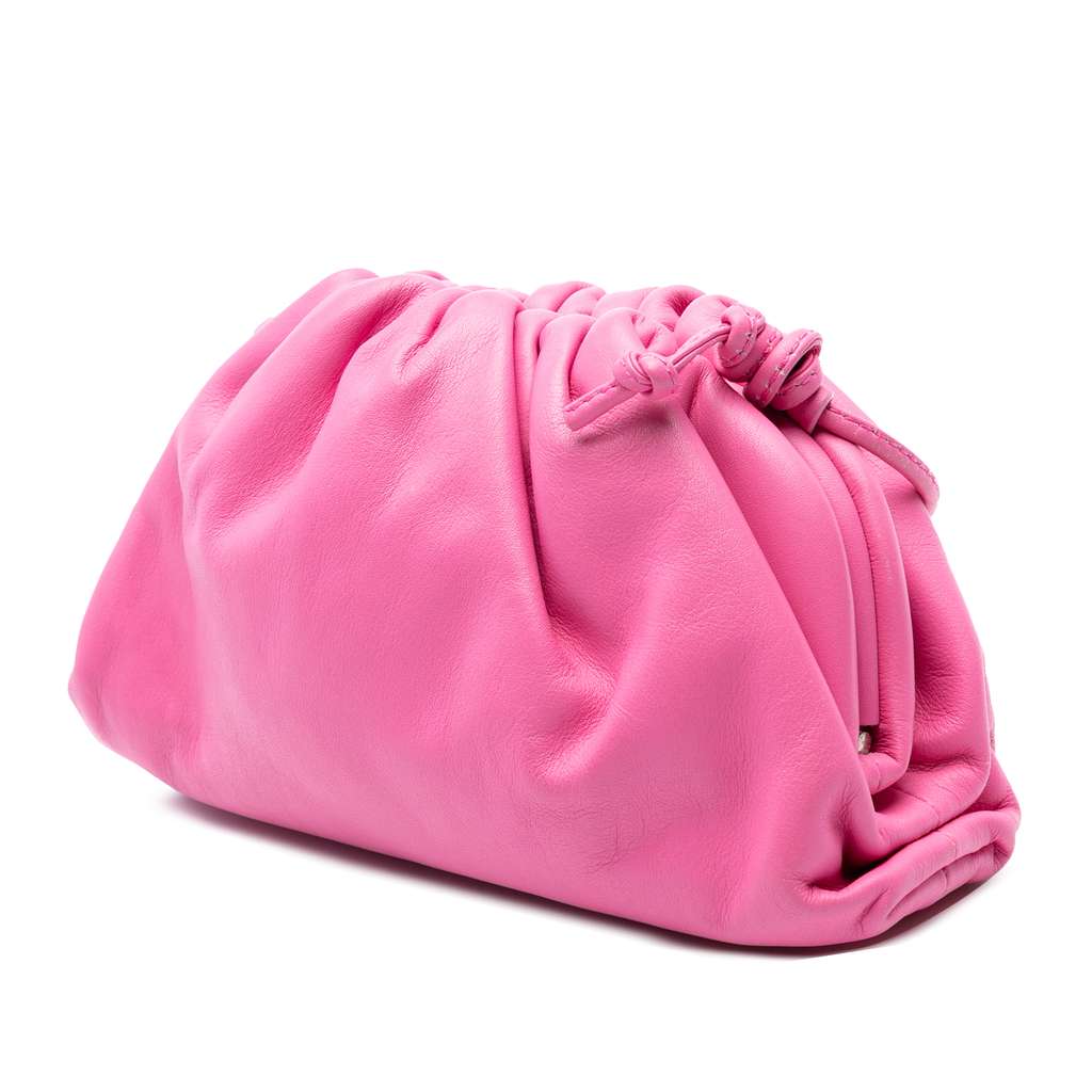 Bottega Veneta Lambskin The Mini Pouch Crossbody - Back view