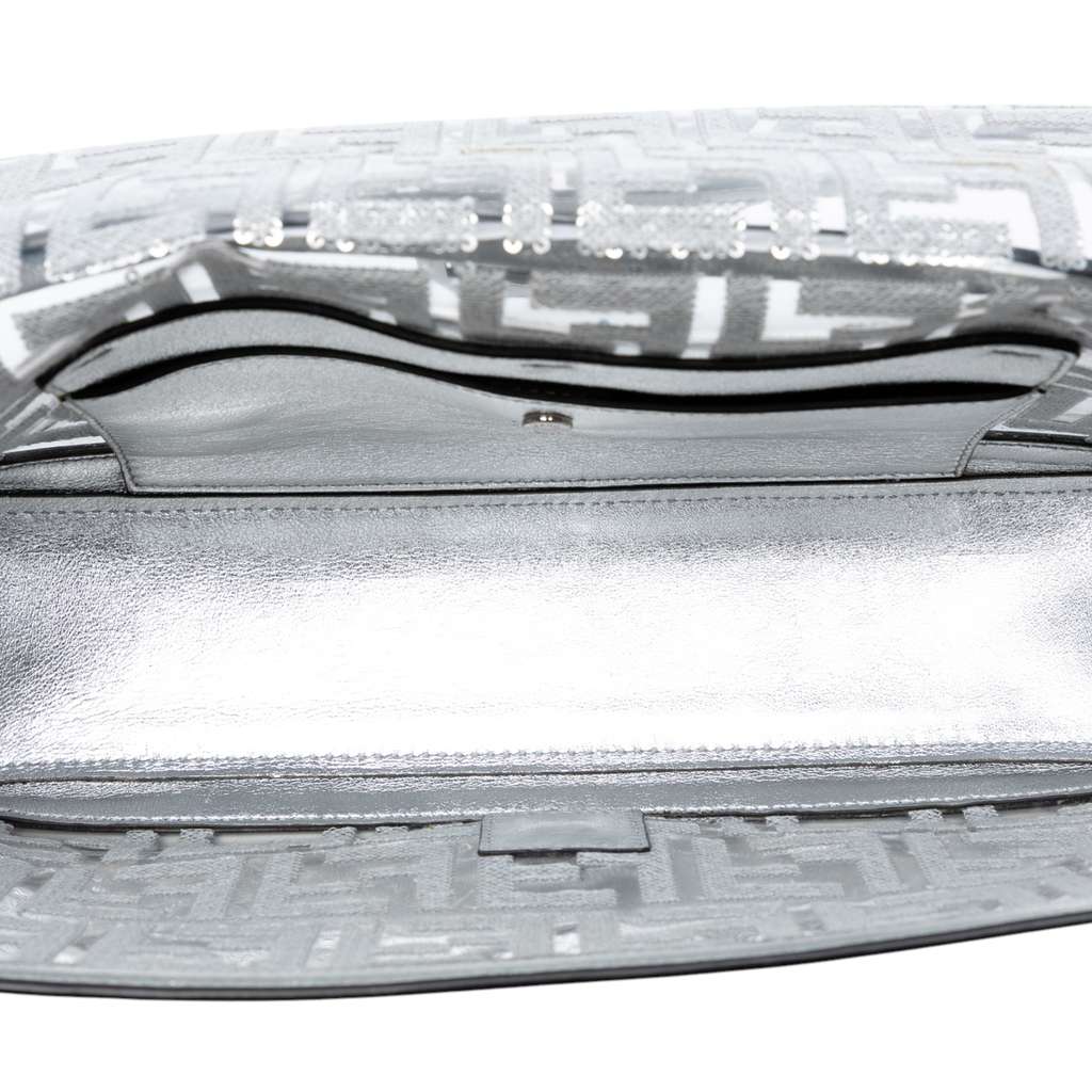 Fendi Nicki Minaj Medium Sequined PVC FF 1974 Baguette Satchel - 4