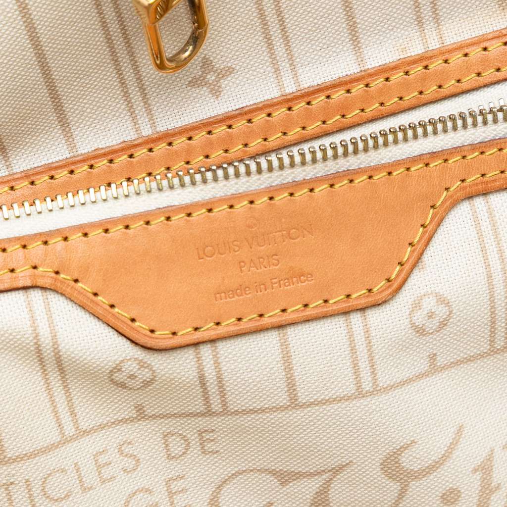 Louis Vuitton Damier Azur Neverfull MM - Detail 1