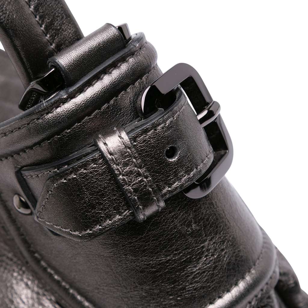 Burberry Metallic Leather Fairby Hobo - Image 11