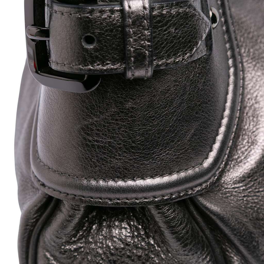 Burberry Metallic Leather Fairby Hobo - Image 12