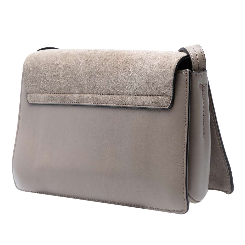 Chloé Small Suede and Calfskin Faye Crossbody - Back view