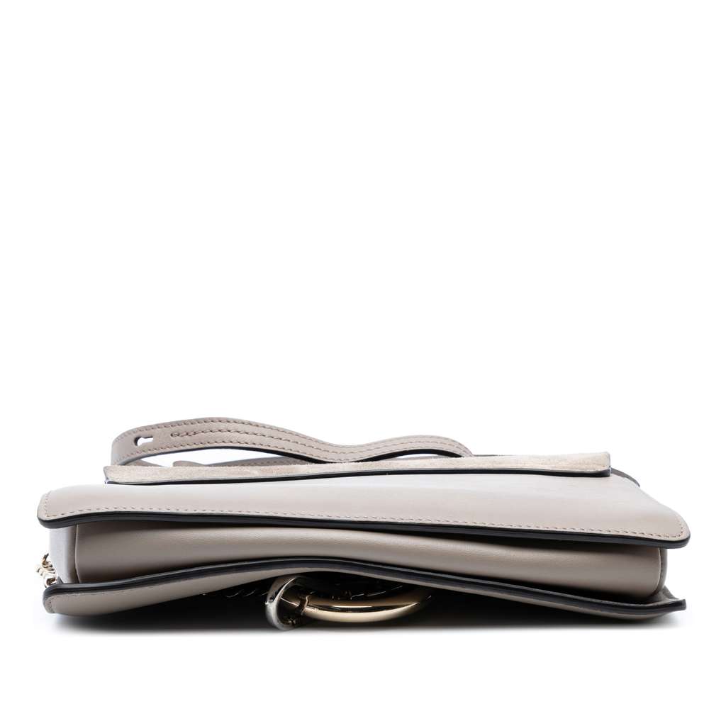 Chloé Small Suede and Calfskin Faye Crossbody - Image 6