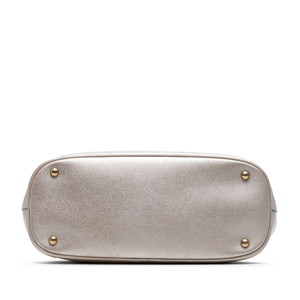 Gucci Leather Bright Bit Satchel - Image 6