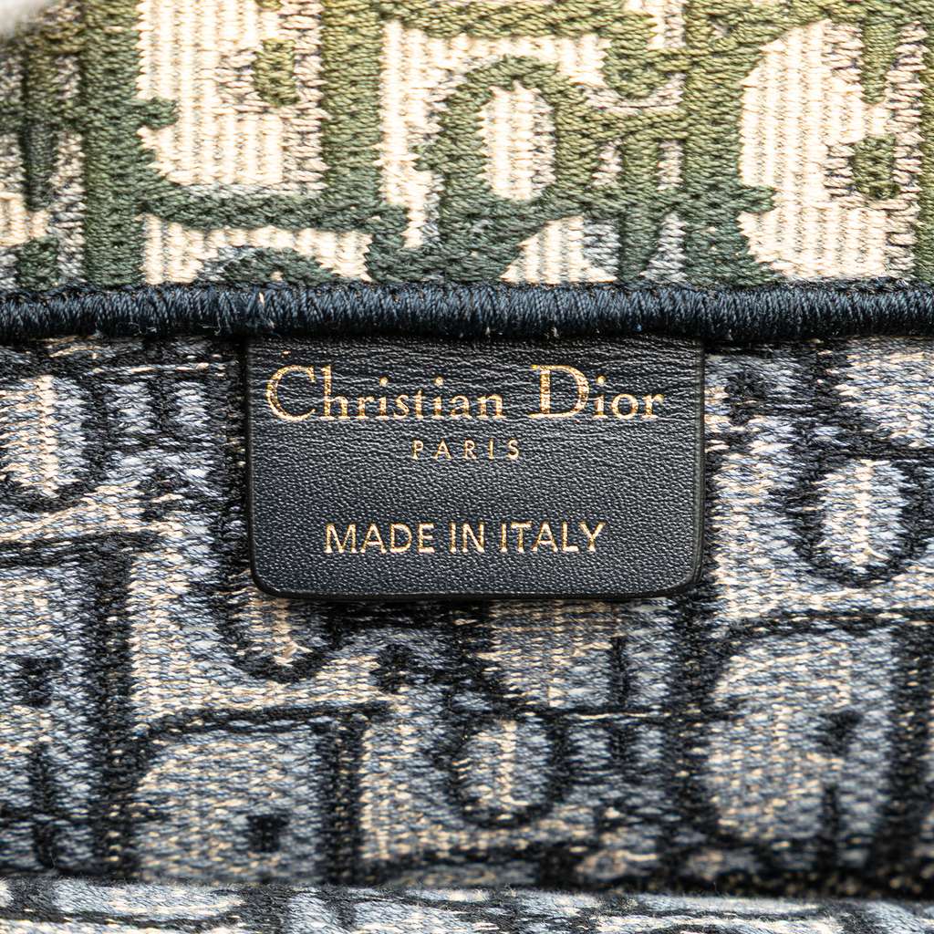 Dior Medium Oblique Canvas Book Tote - Side view