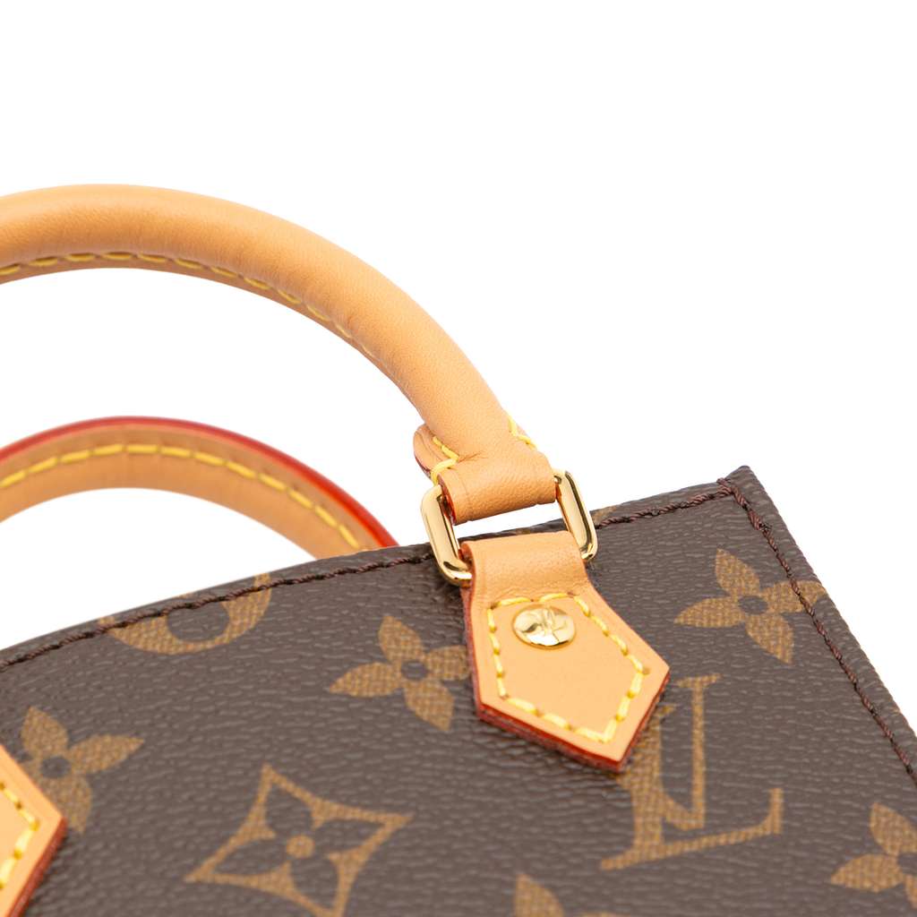 Louis Vuitton Monogram Petit Sac Plat - Detail 1
