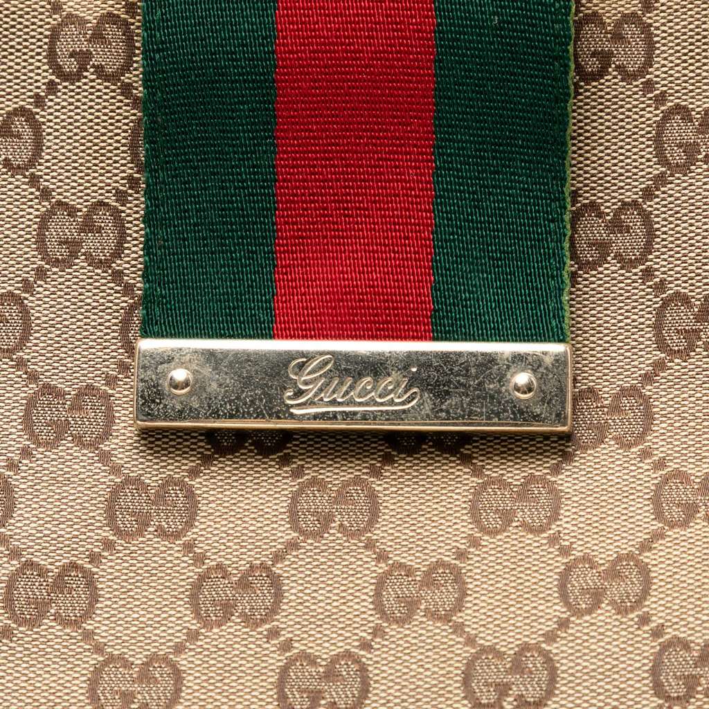 Gucci GG Canvas Web New Ladies Tote - Side view