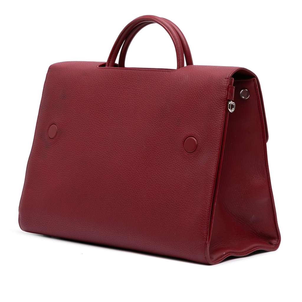 Dior Large Grained Calfskin Diorever Satchel - 2