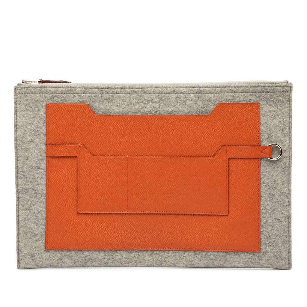 Hermès Epsom and Felt Toodoo 37