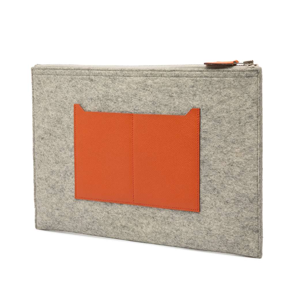 Hermès Epsom and Felt Toodoo 37 - Back view