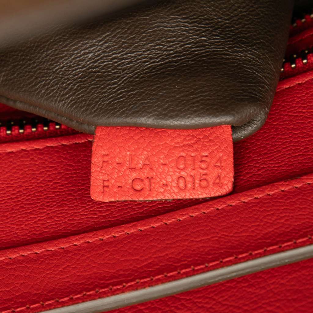 Celine Micro Bicolor Calfskin Luggage Tote - Detail 1