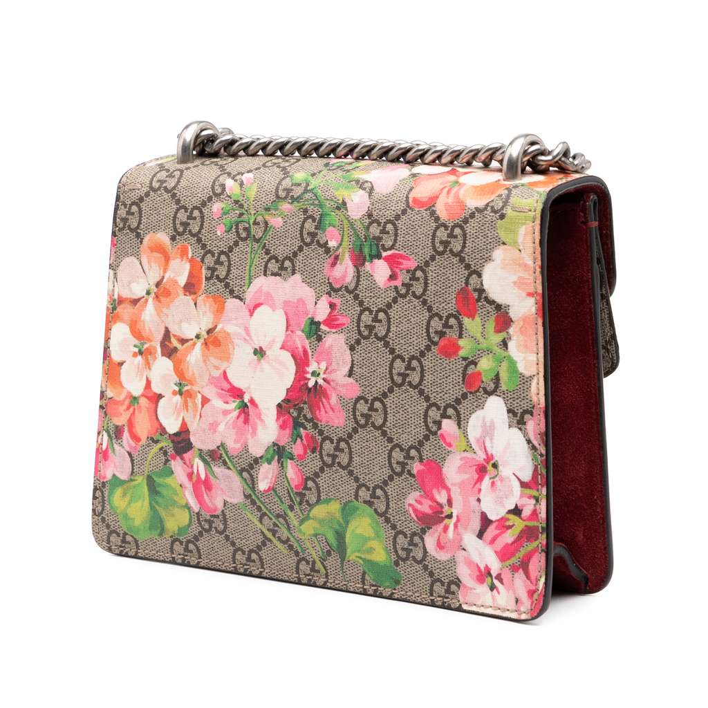 Gucci Small GG Supreme Blooms Dionysus Crossbody - Back view