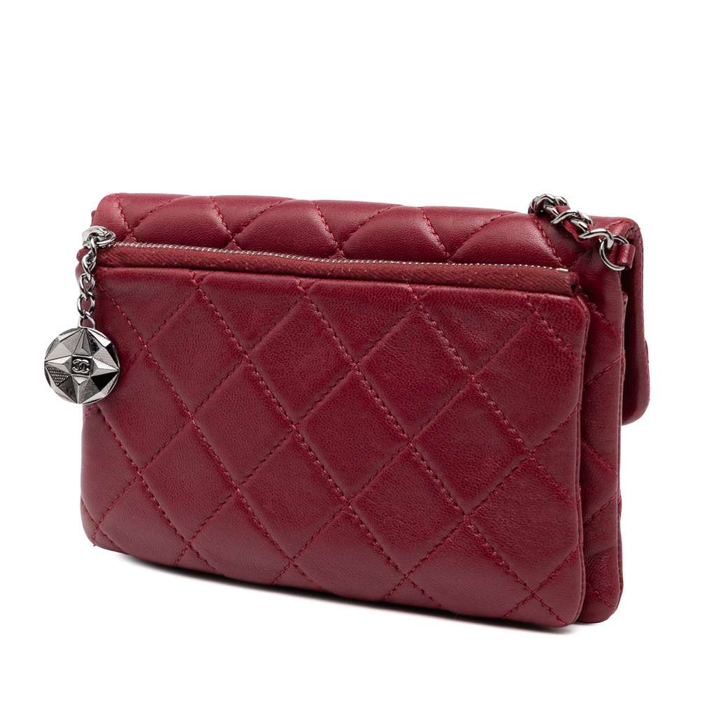 Chanel Mini Lambskin Mineral Nights Flap - Back view
