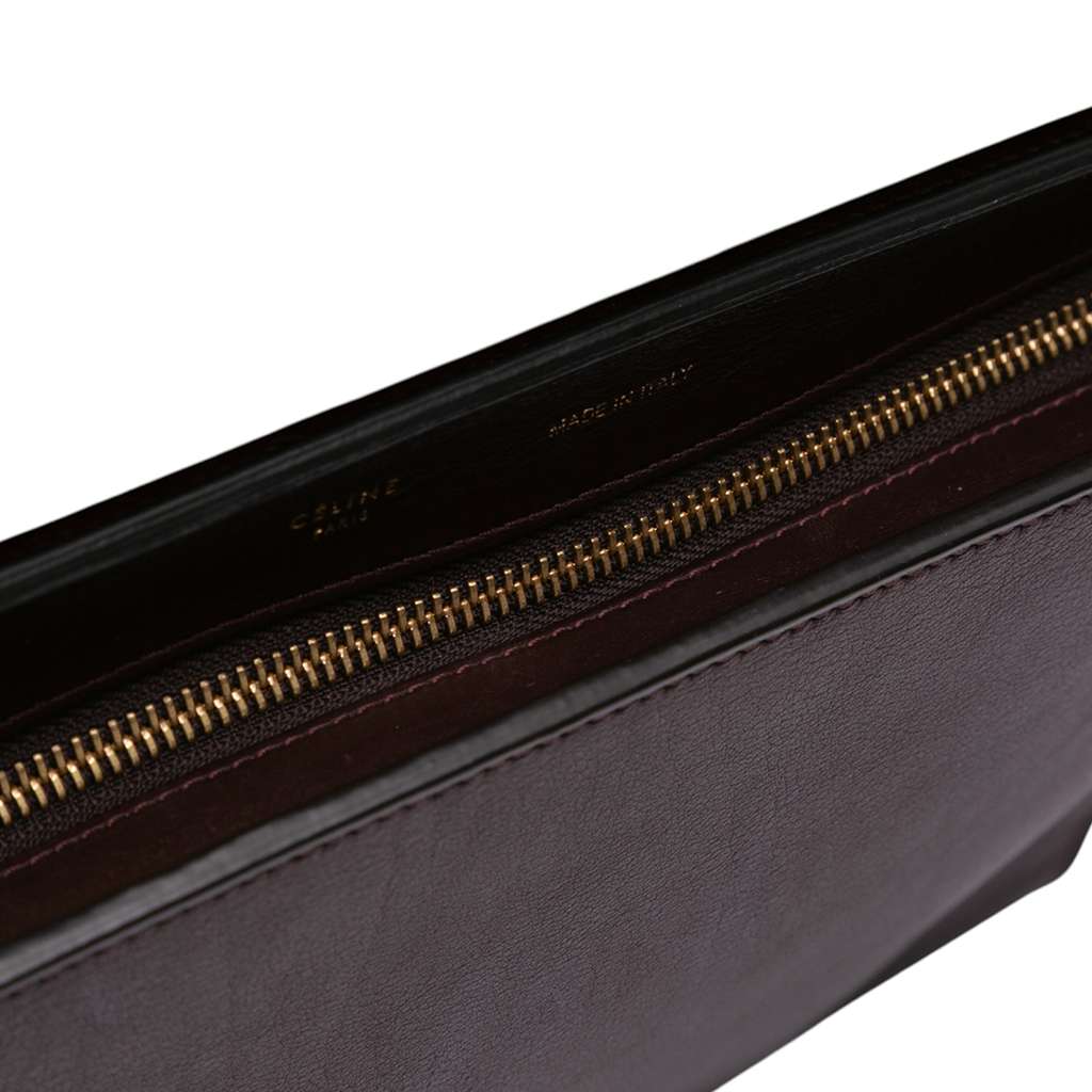 Celine Medium Tricolor Leather Trapeze Satchel - Image 13