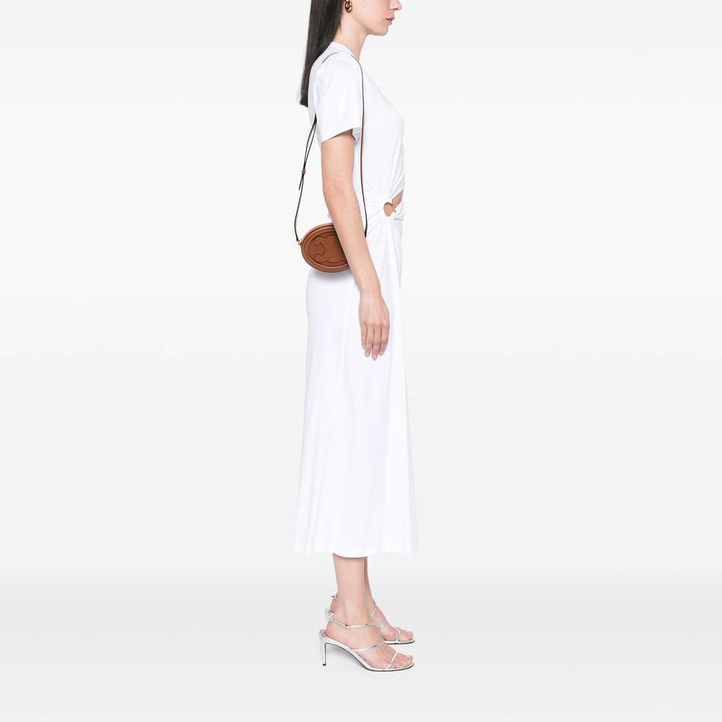 Celine Small Calfskin Cuir Triomphe Oval Crossbody - Image 11