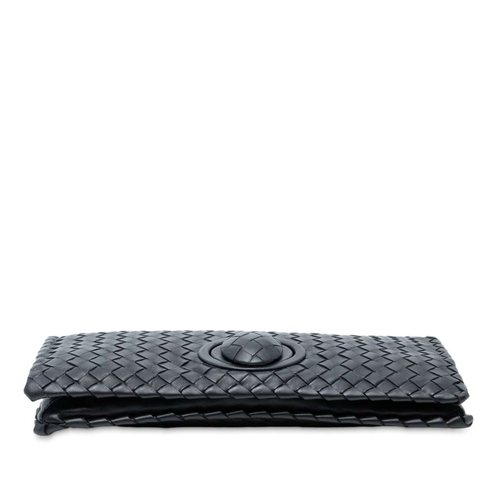 Bottega Veneta Nappa Intrecciato Turn Lock Clutch - Image 6