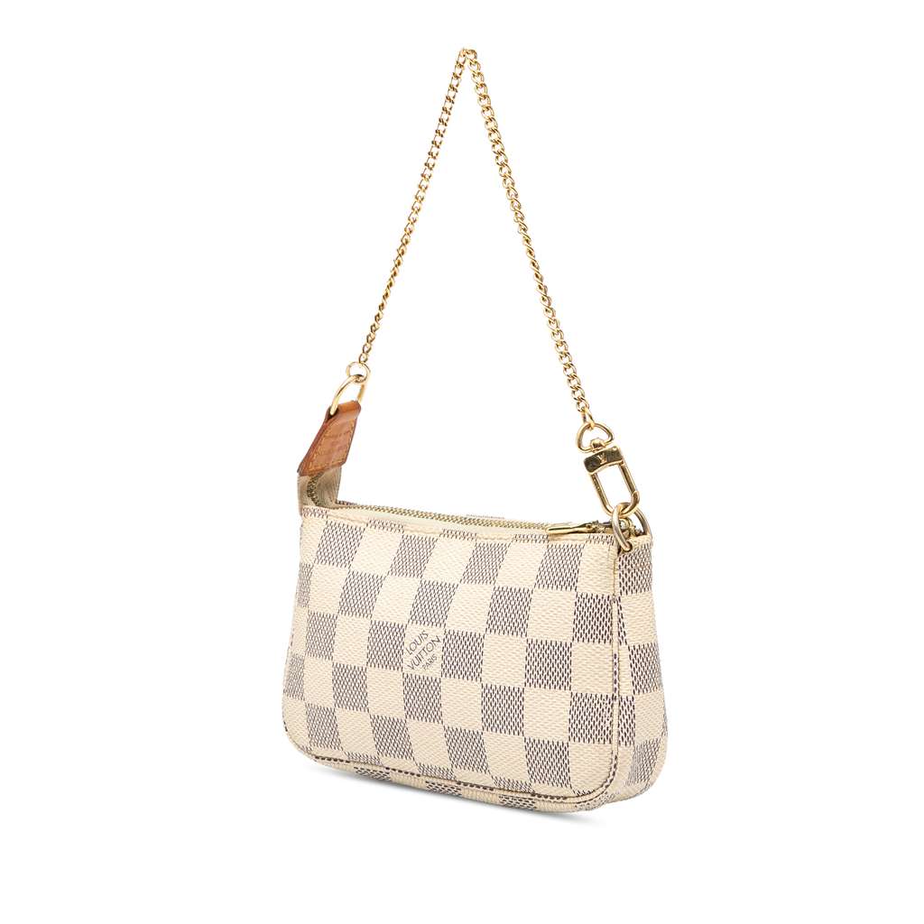 Louis Vuitton Damier Azur Mini Pochette Accessoires - Back view