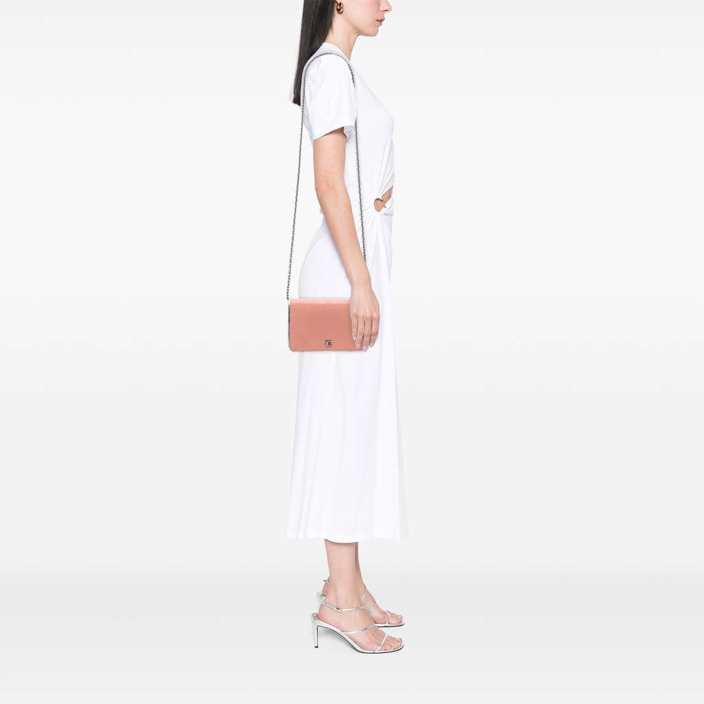 Chanel CC Quilted Bicolor Lambskin Wallet On Chain - Detail 2