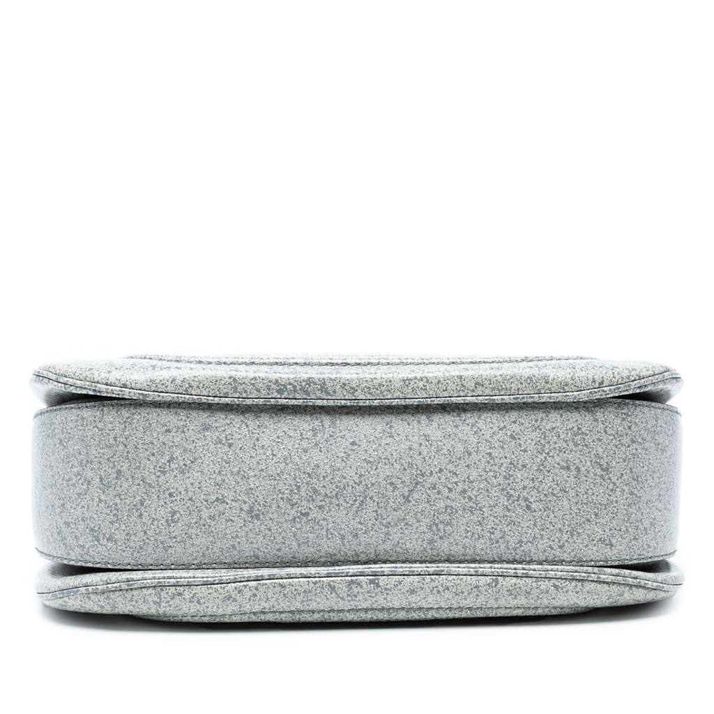 Gucci Large Speckled Leather New Bamboo Top Handle Bag - Image 6