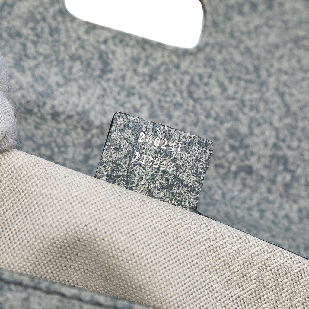 Gucci Large Speckled Leather New Bamboo Top Handle Bag - Detail 1