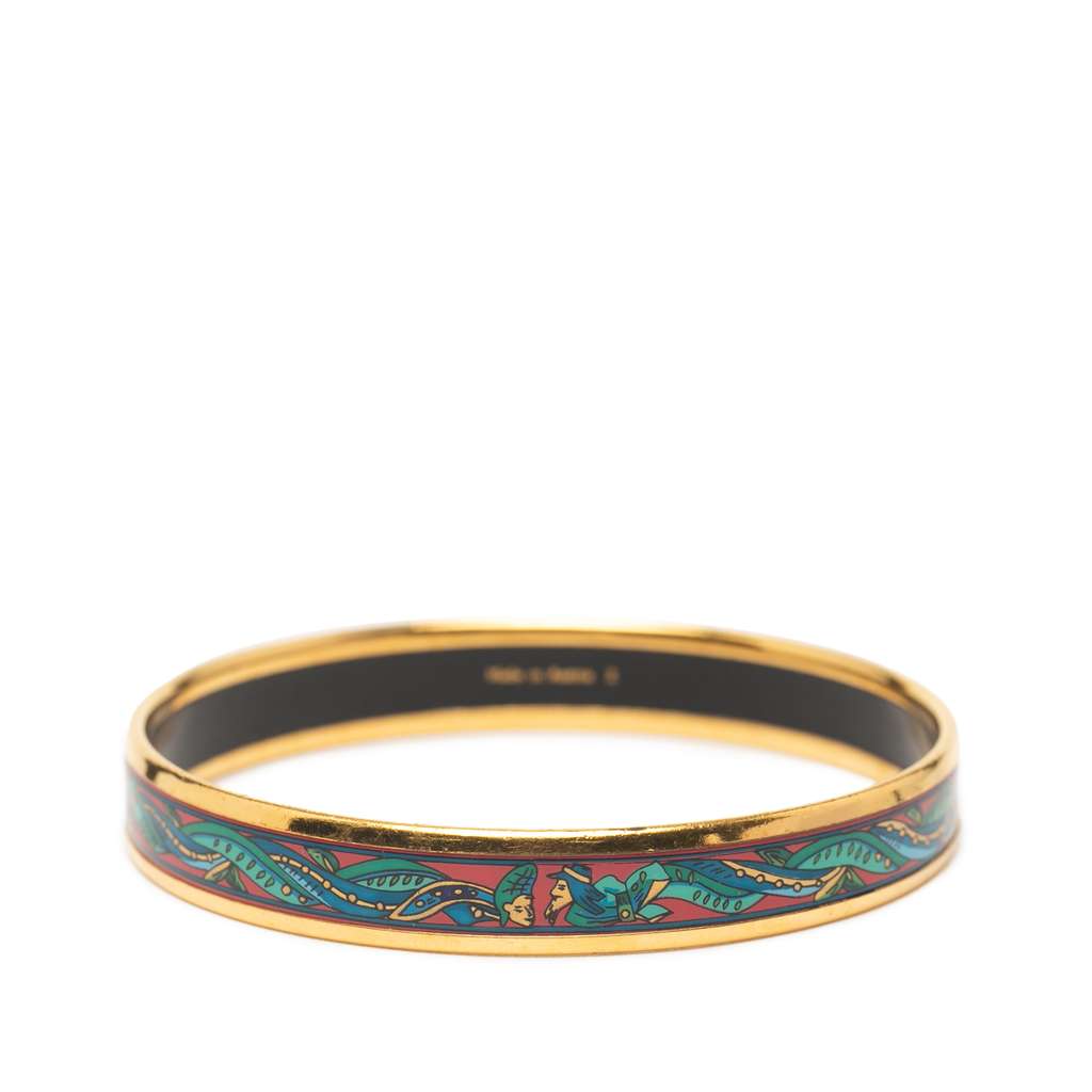 Hermès Narrow Enamel Cloisonne Bangle 65 - Image 6