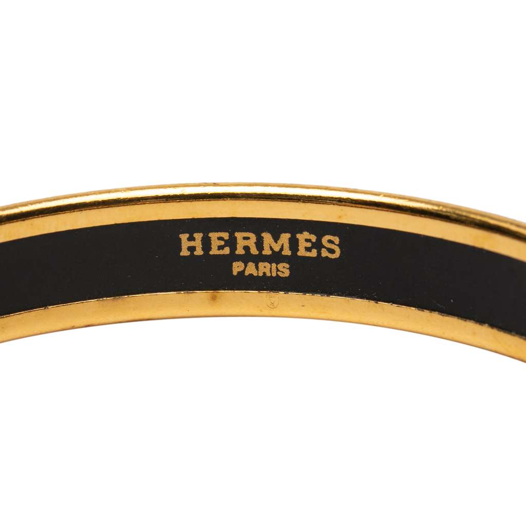 Hermès Narrow Enamel Cloisonne Bangle 65 - 4