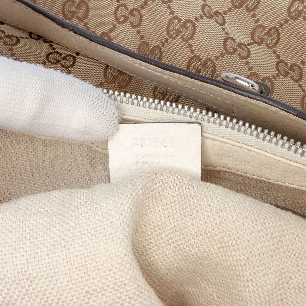 Gucci Large GG Canvas Icon Bit Satchel - Detail 1
