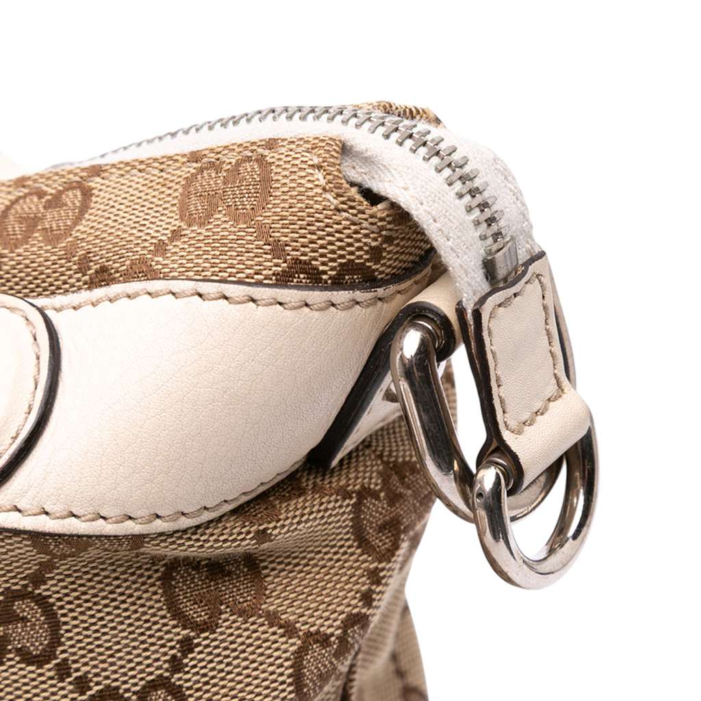 Gucci Large GG Canvas Icon Bit Satchel - Image 10