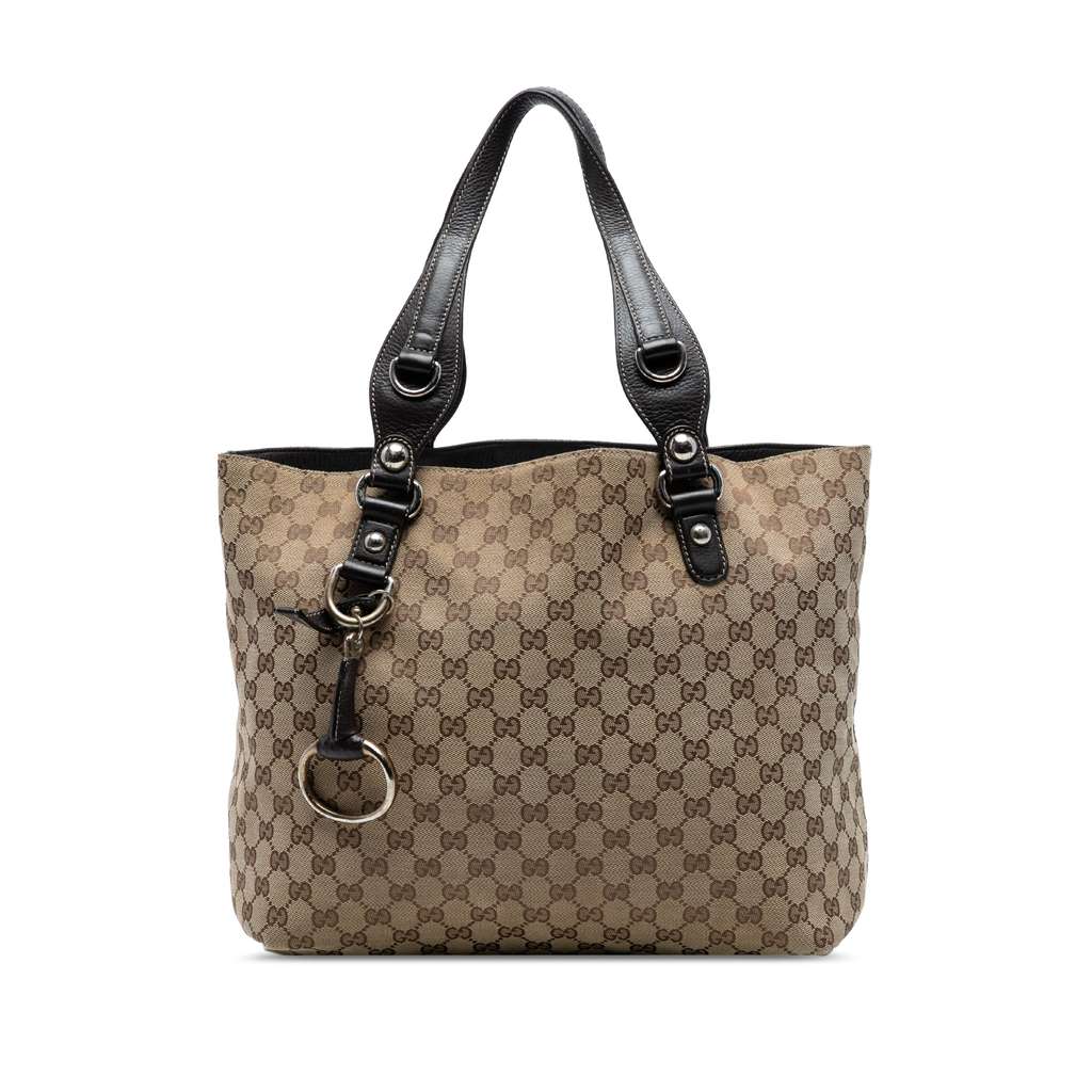 Gucci GG Canvas Icon Bit Tote