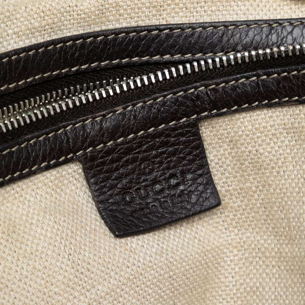 Gucci GG Canvas Icon Bit Tote - Side view