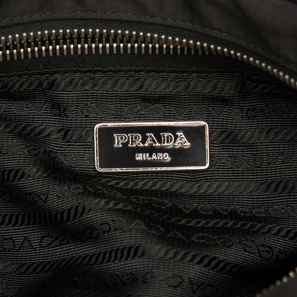 Prada Tessuto Zip Top Crossbody - Side view