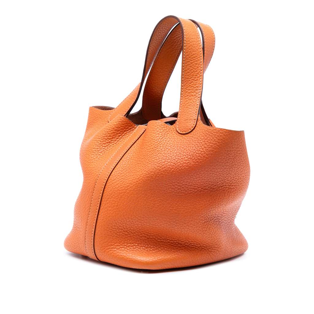 Hermès Clemence Picotin Lock 18 - Back view