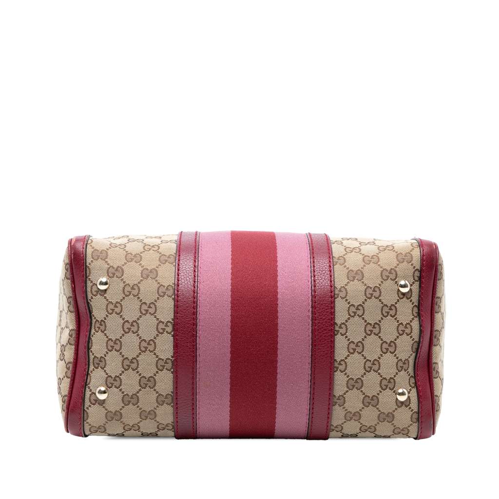 Gucci Medium GG Canvas Web Joy Boston Bag - Image 6