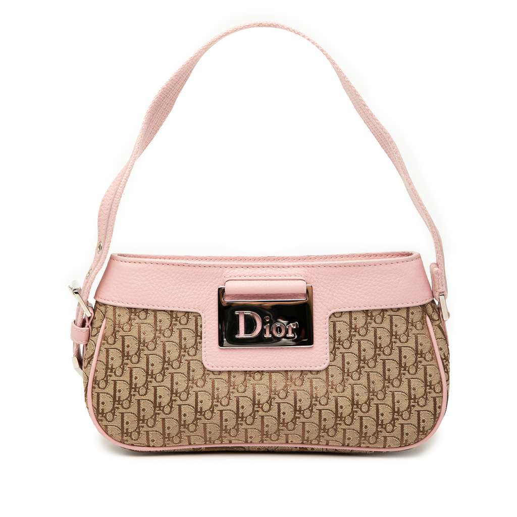 Dior Diorissimo Trotter Canvas Street Chic Shoulder Bag