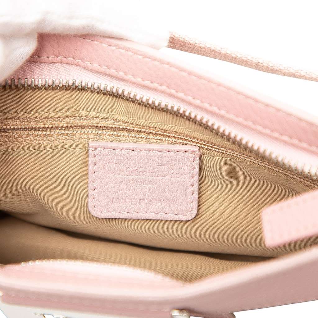 Dior Diorissimo Trotter Canvas Street Chic Shoulder Bag - Side view