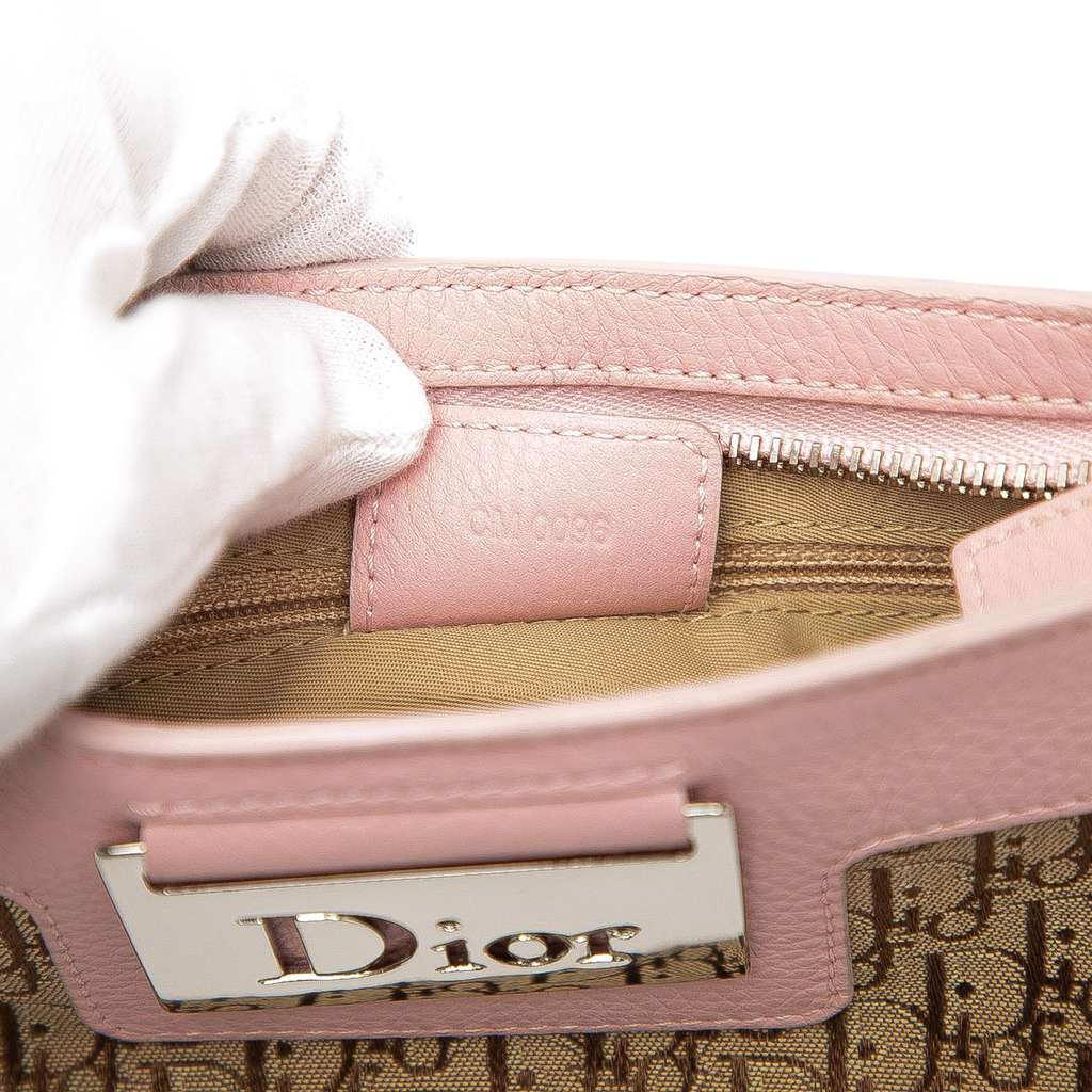 Dior Diorissimo Trotter Canvas Street Chic Shoulder Bag - Detail 1