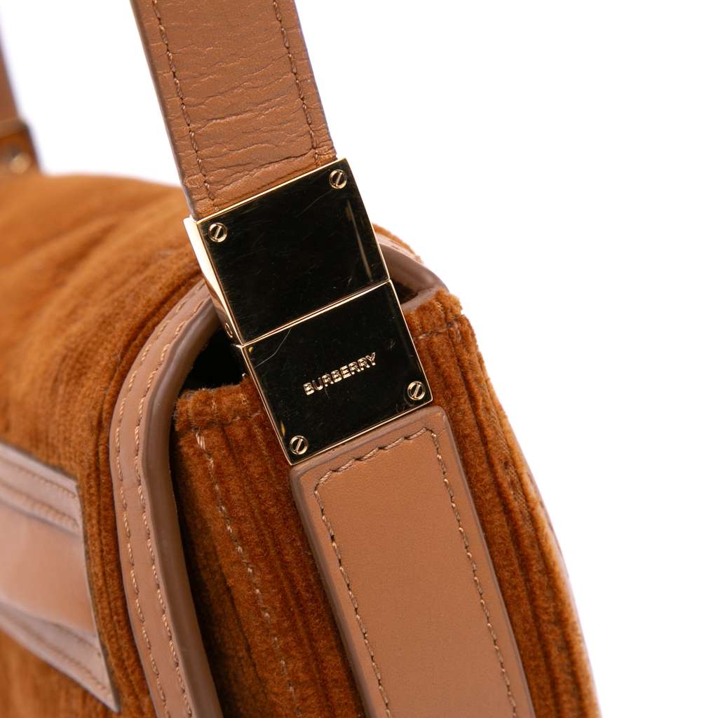 Burberry Micro Corduroy Olympia Shoulder Bag - Image 11