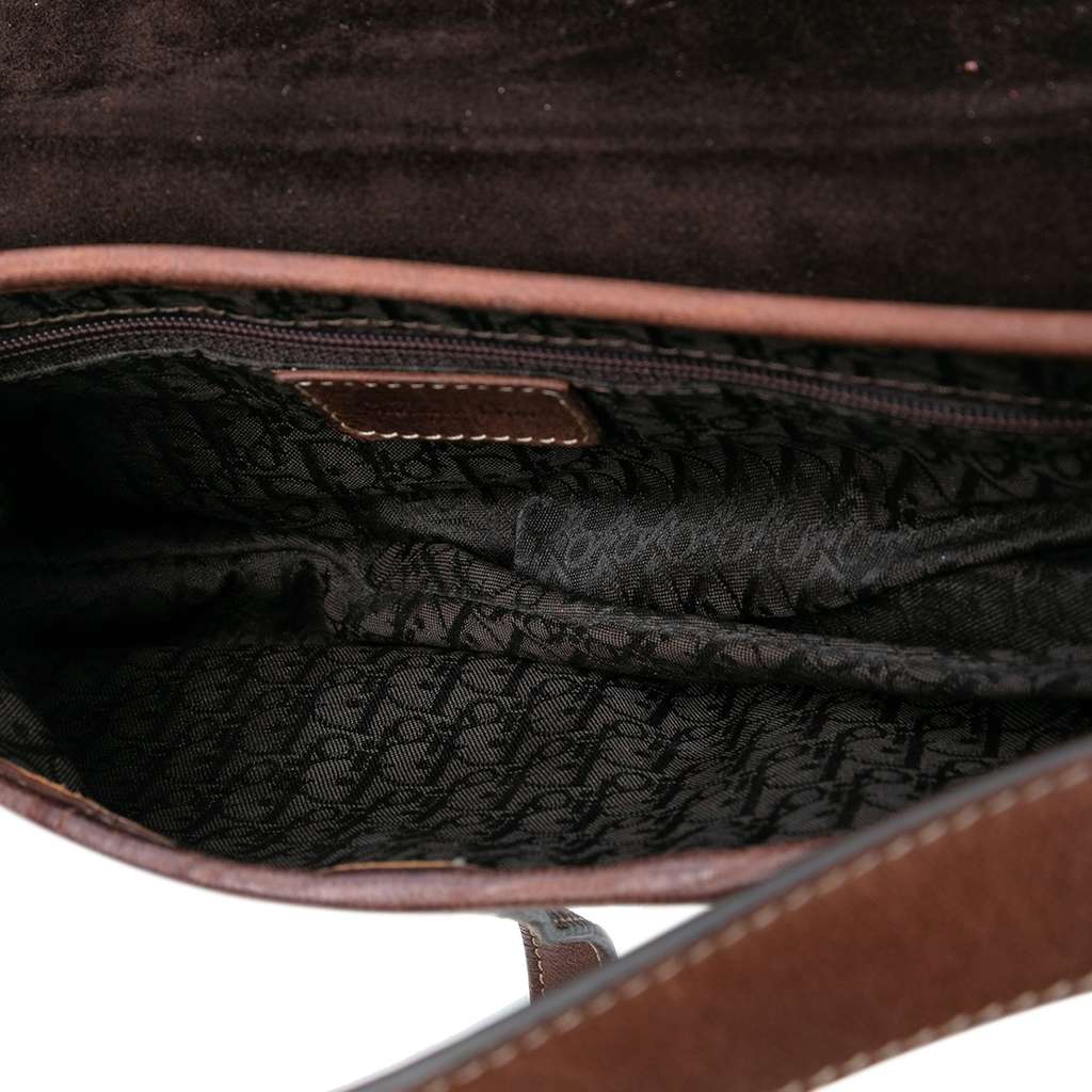 Dior Canvas Saddle Bag - 4