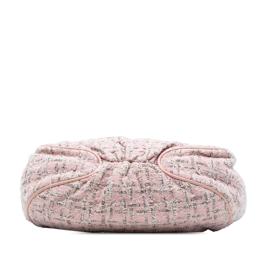 Chanel Tweed Boucle Knitting Top Handle Bag - Image 6