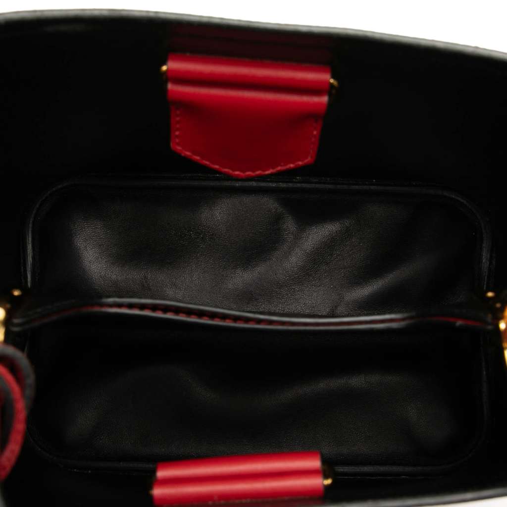 Prada Medium Saffiano Cuir Panier Satchel - 4