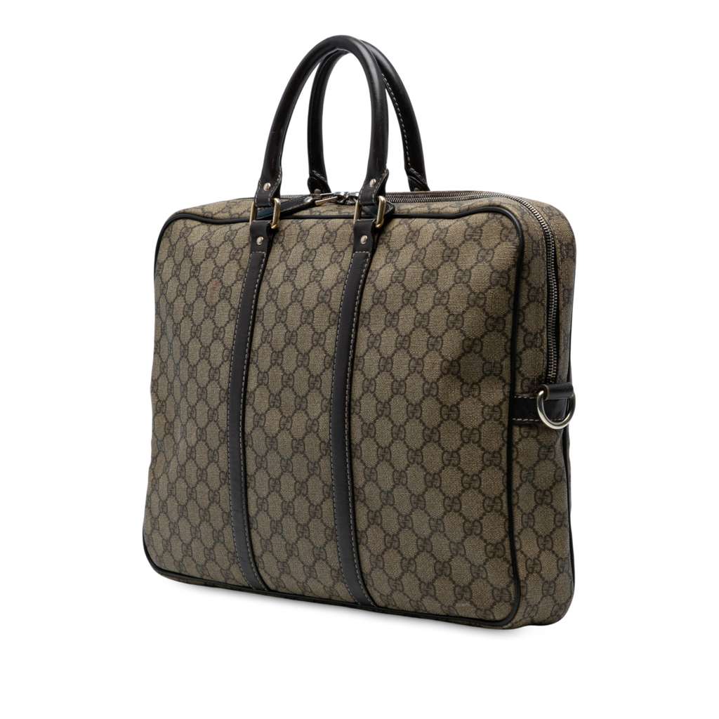 Gucci GG Supreme Business Bag - Back view