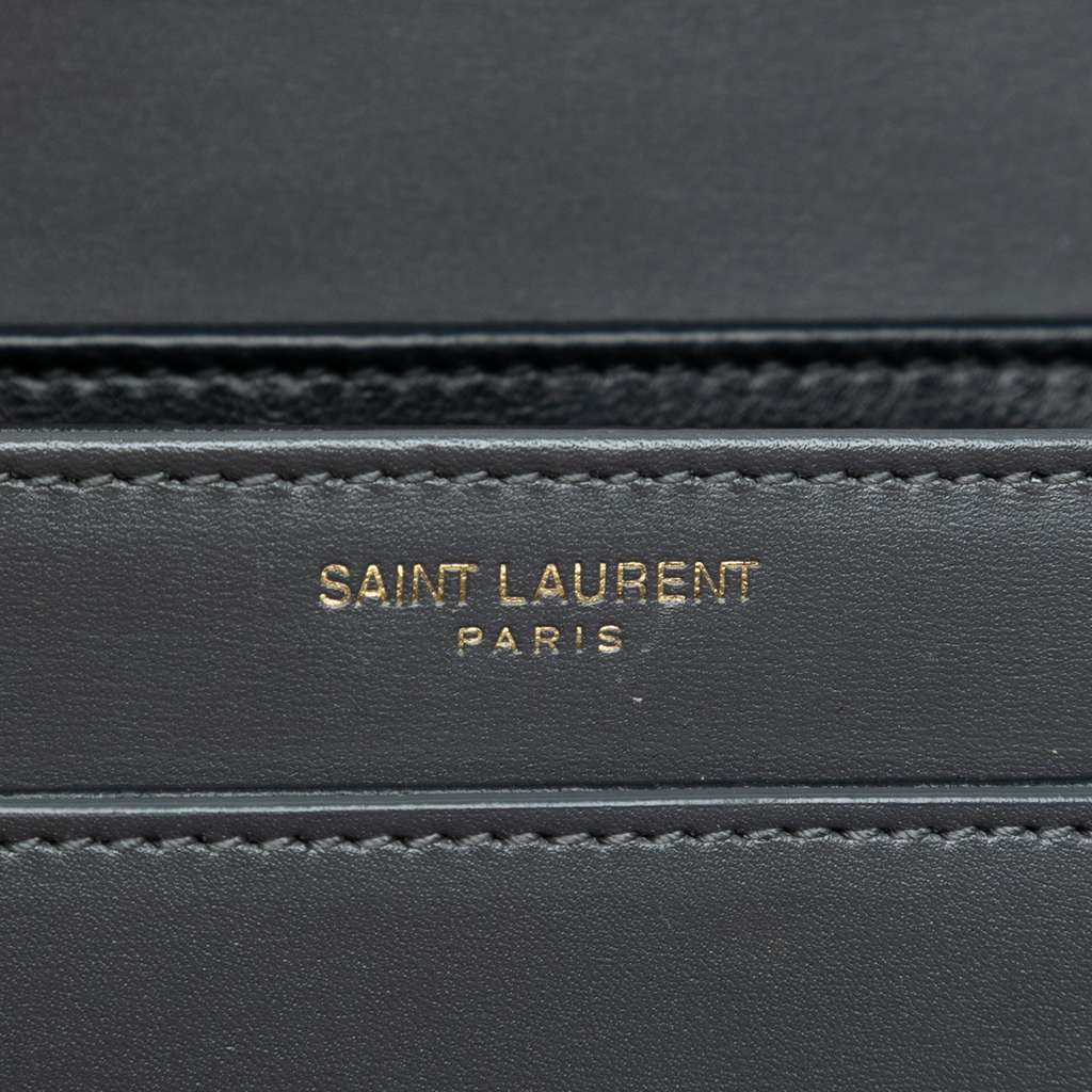 Saint Laurent Small Calfskin Solferino Satchel In Box - Side view