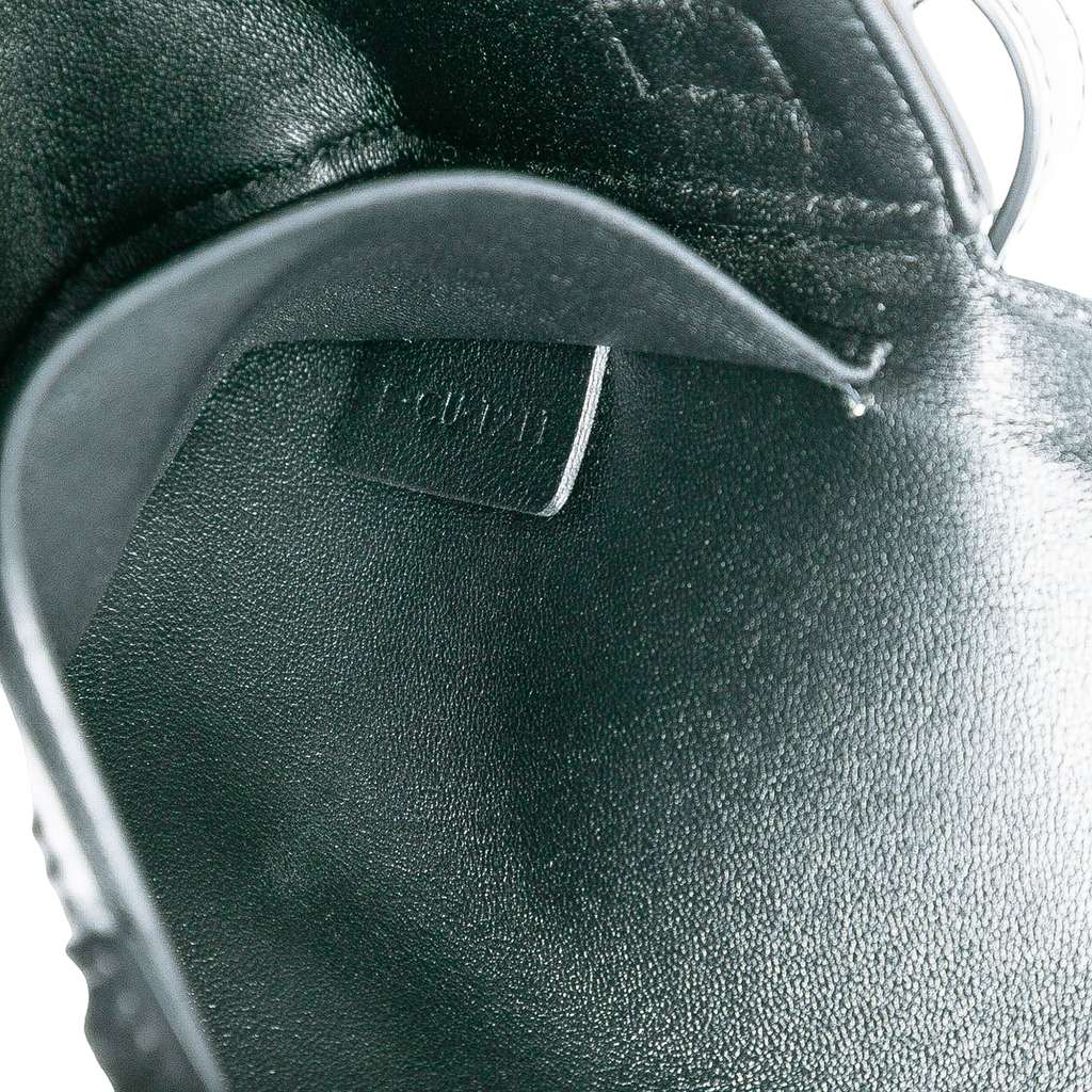 Celine Shiny Calfskin Triomphe Claude Shoulder Bag - Side view